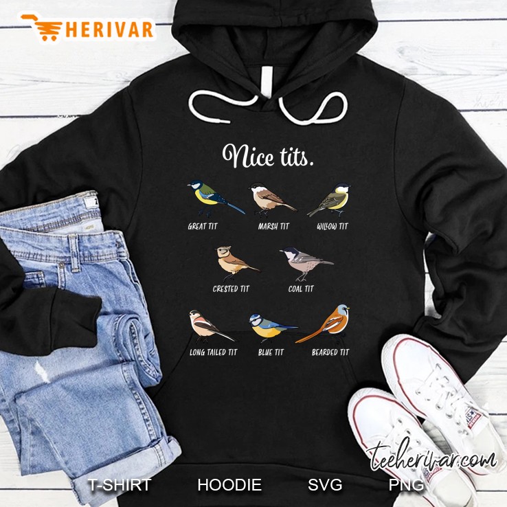 Funny Nice Tits Bird Watching Cute Gift Hoodie