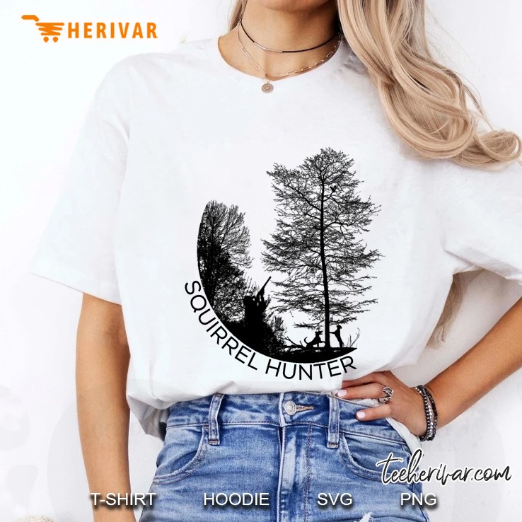 Squirrel Hunter - Feist And Cur Hunting Dogs Ladies Tee