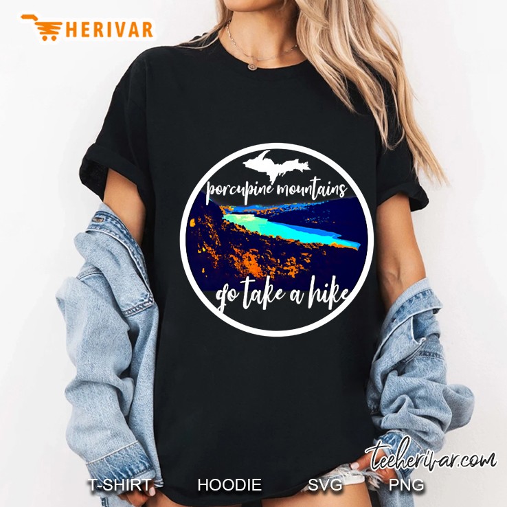 Michigan Porcupine Mountains Shirt, Pure Michigan Ladies Tee