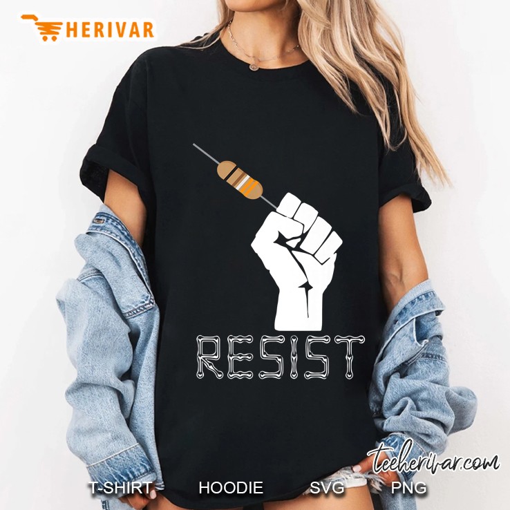 Resist Funny Gift Idea For Electrical Engineers Tee Ladies Tee