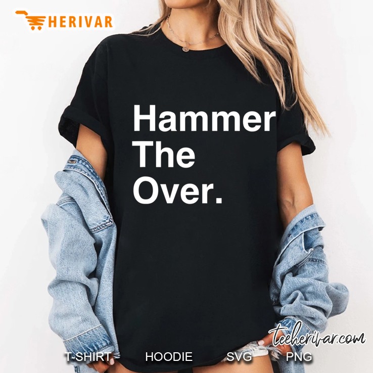 Hammer The Over. Gamble & Co. Gambling Ladies Tee