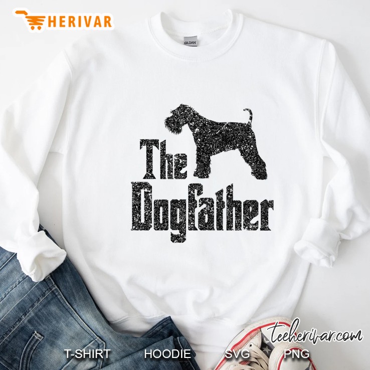 The Dogfather Shirt, Dog Gift, Funny Miniature Schnauzer Sweatshirt
