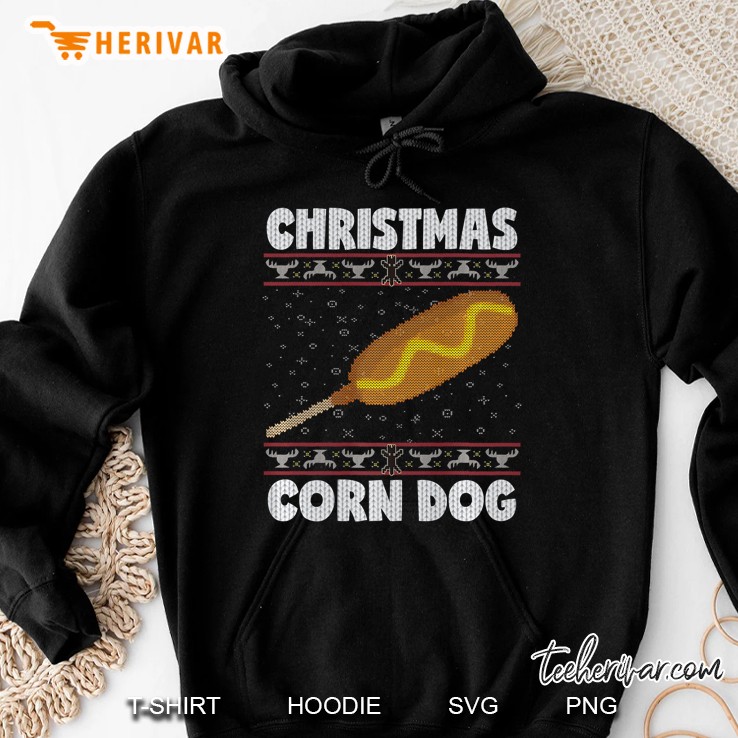 Christmas Corn Dog Funny Ugly Sweater Xmas Gift Hoodie