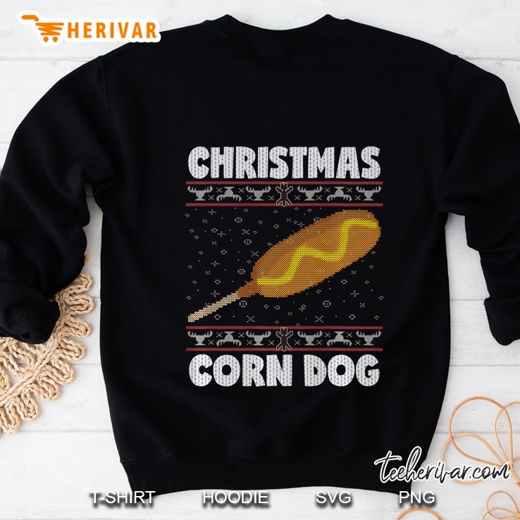 Christmas Corn Dog Funny Ugly Sweater Xmas Gift Sweatshirt