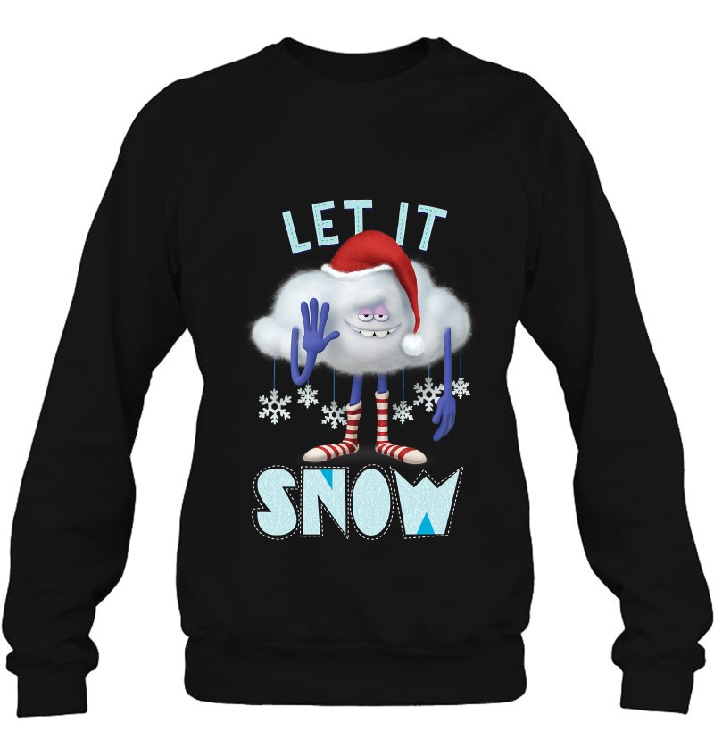 Dreamworks' Trolls Let It Snow Holiday And Christmas Sweatshirt