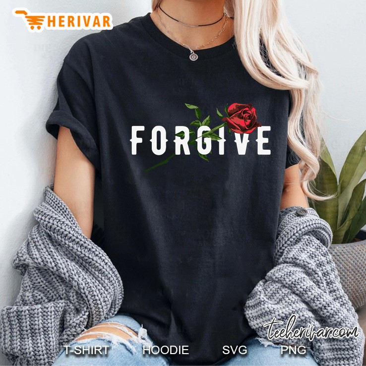 Grunge Aesthetic - Forgive Rose - Soft Grunge Rose Ladies Tee