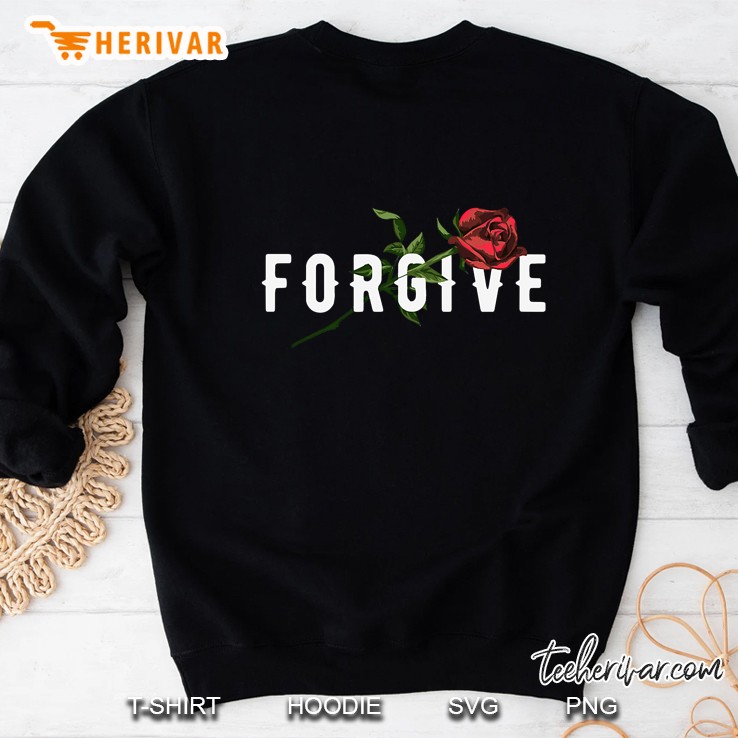 Grunge Aesthetic - Forgive Rose - Soft Grunge Rose Sweatshirt