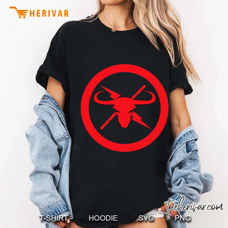 Nickelstick Balintawak Eskrima Red Carabao Buffalo Skull Ladies Tee