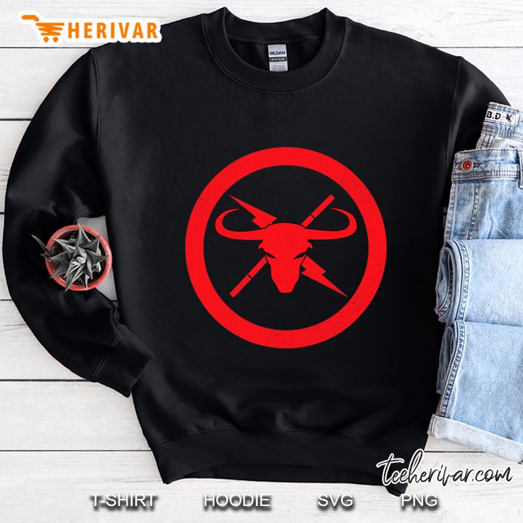 Nickelstick Balintawak Eskrima Red Carabao Buffalo Skull Sweatshirt