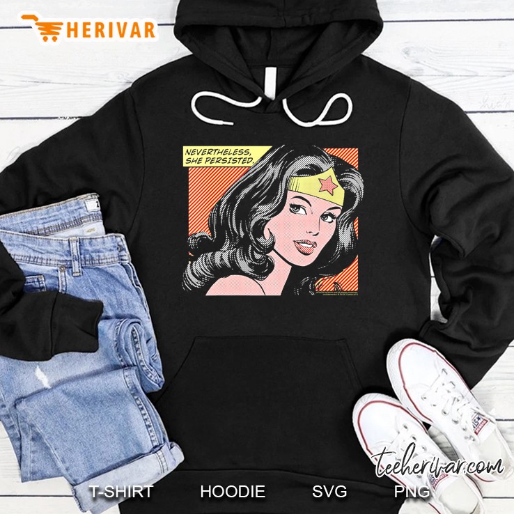 Womens Wonder Woman She Persisted Hoodie