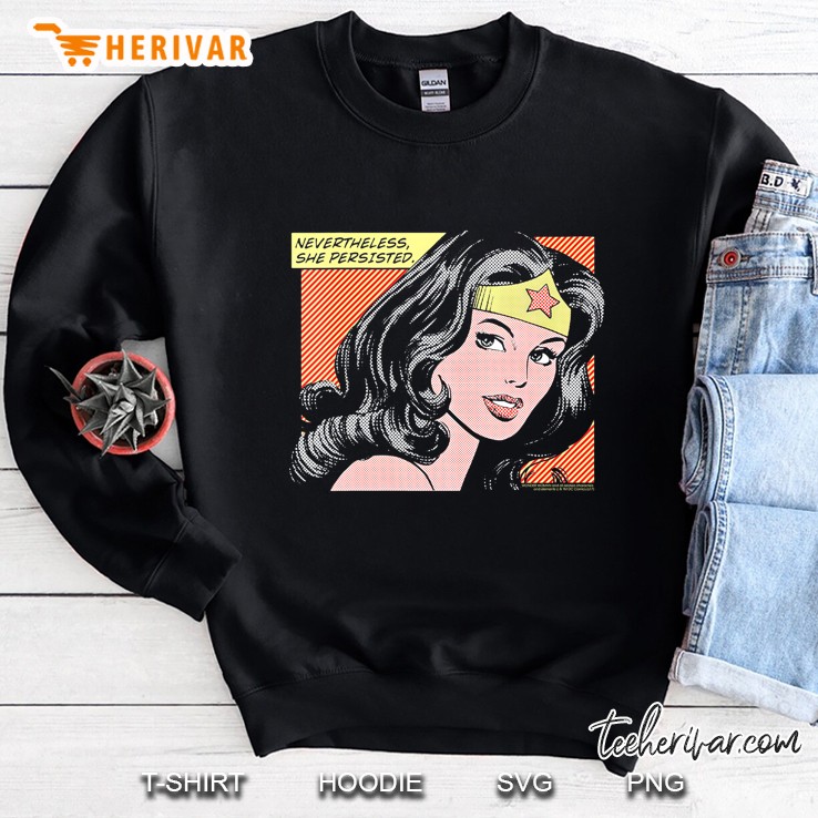 Womens Wonder Woman She Persisted Sweatshirt