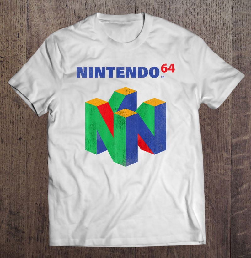 Nintendo 64 Classic Retro Vintage Logo Premium T Shirts Hoodies
