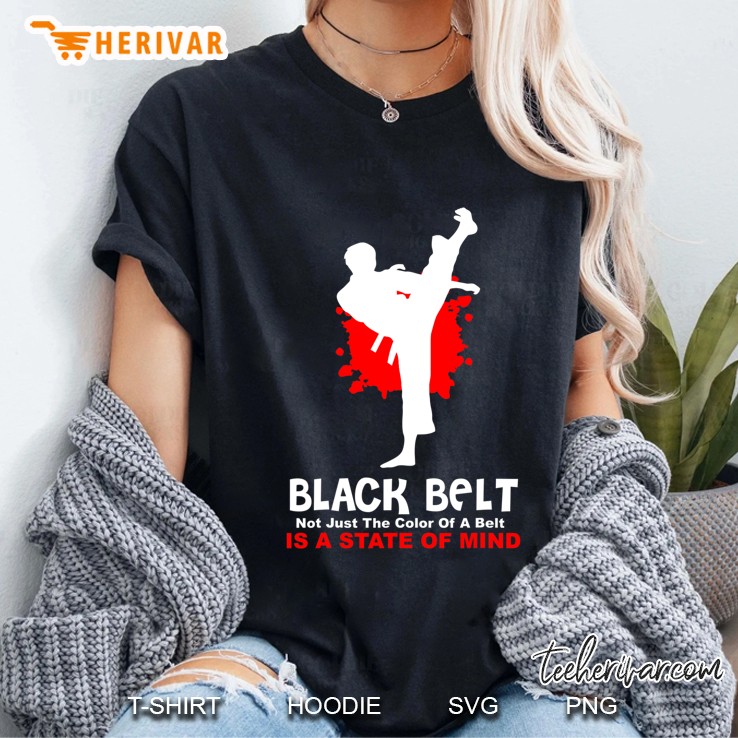 Black Belt Is A State Of Mind - Martial Arts Ladies Tee
