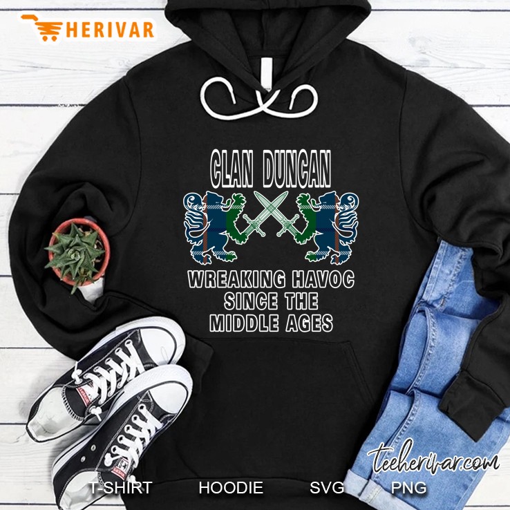 Duncan Scottish Tartan Scotland Family Clan Name Hoodie