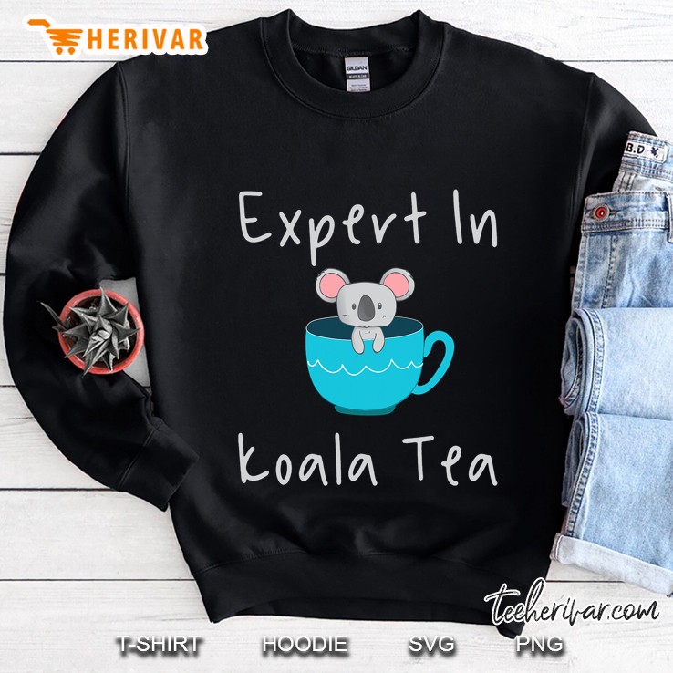 Expert In Koala Tea Pun Quality Control Manager Specialist Sweatshirt