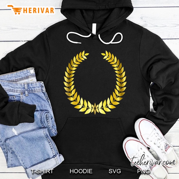 Gold Laurel Wreath Apollo God Greek Mythology Hoodie