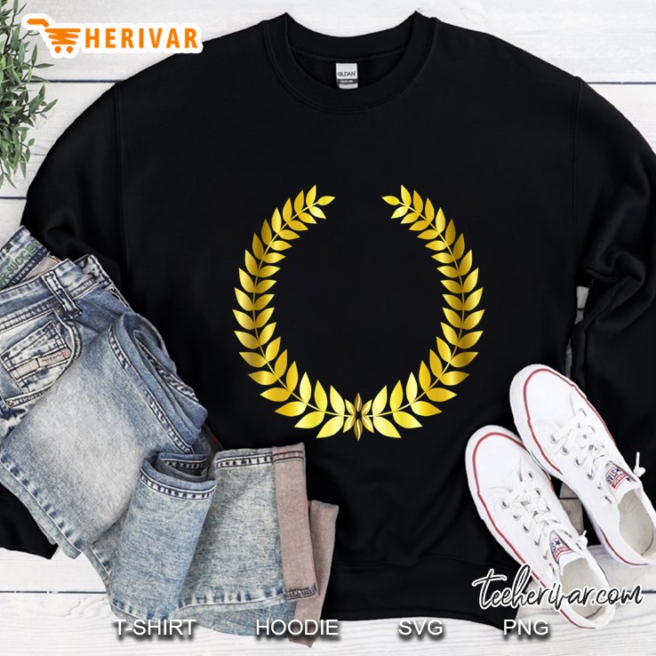 Gold Laurel Wreath Apollo God Greek Mythology Sweatshirt