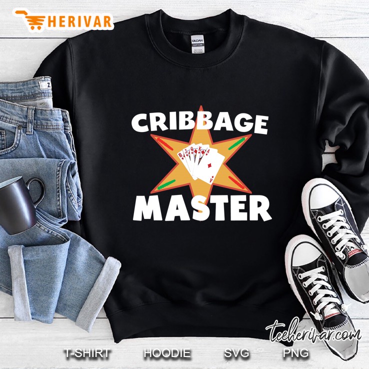 Funny Cribbage Card Game Present Cribbage Master Sweatshirt