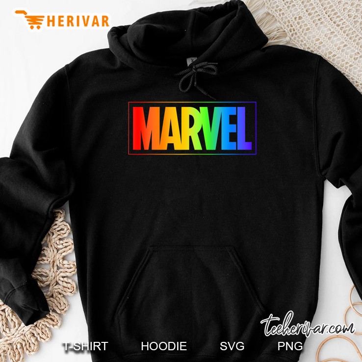 Marvel Rainbow Gradient Logo Hoodie