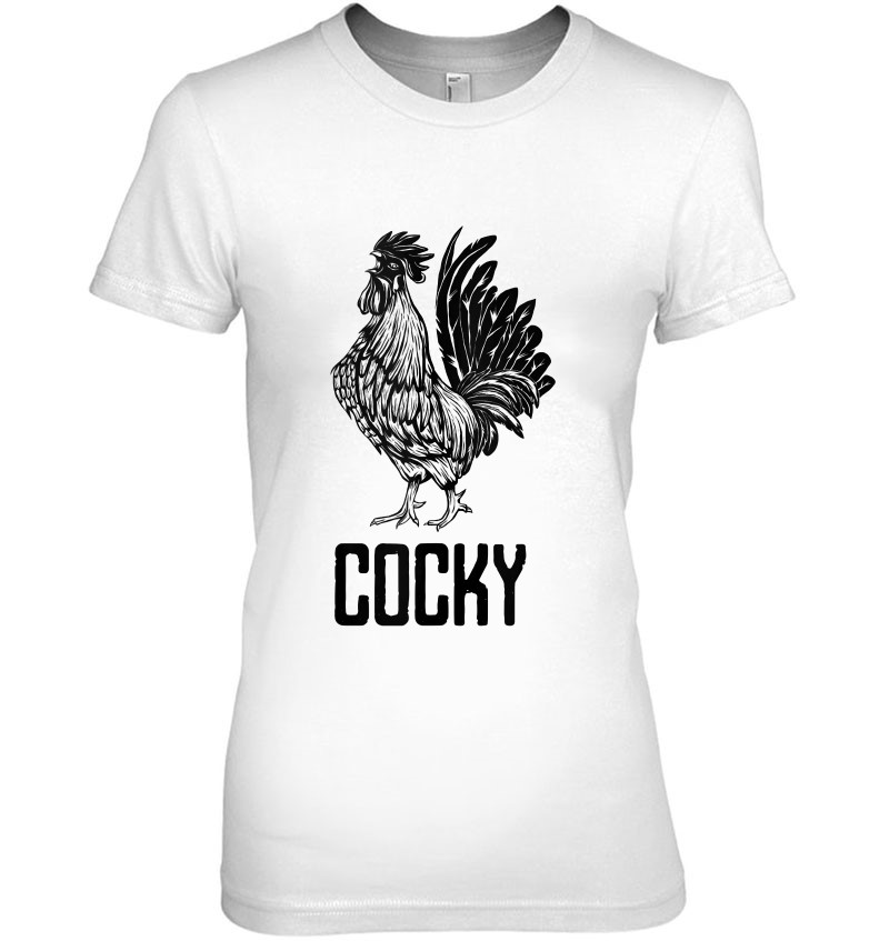 Cocky Rooster For Men Fighting Rooster Lover T Shirts, Hoodies ...