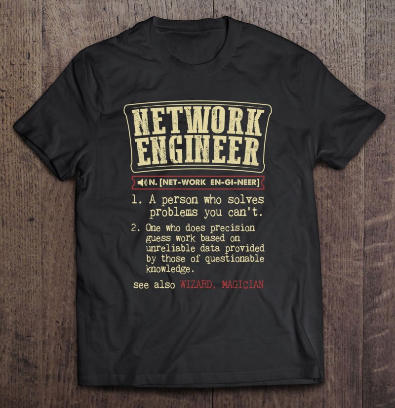 Network Engineer Gift Funny Dictionary Definition