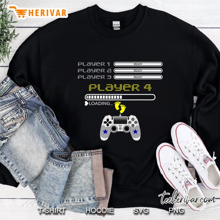 Players 1,2,3 Ready Player 4 Loading Funny Gaming Sweatshirt