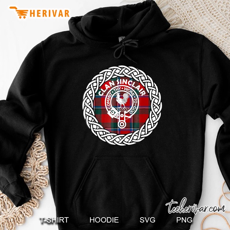 Sinclair Surname Scottish Clan Tartan Crest Badge Hoodie