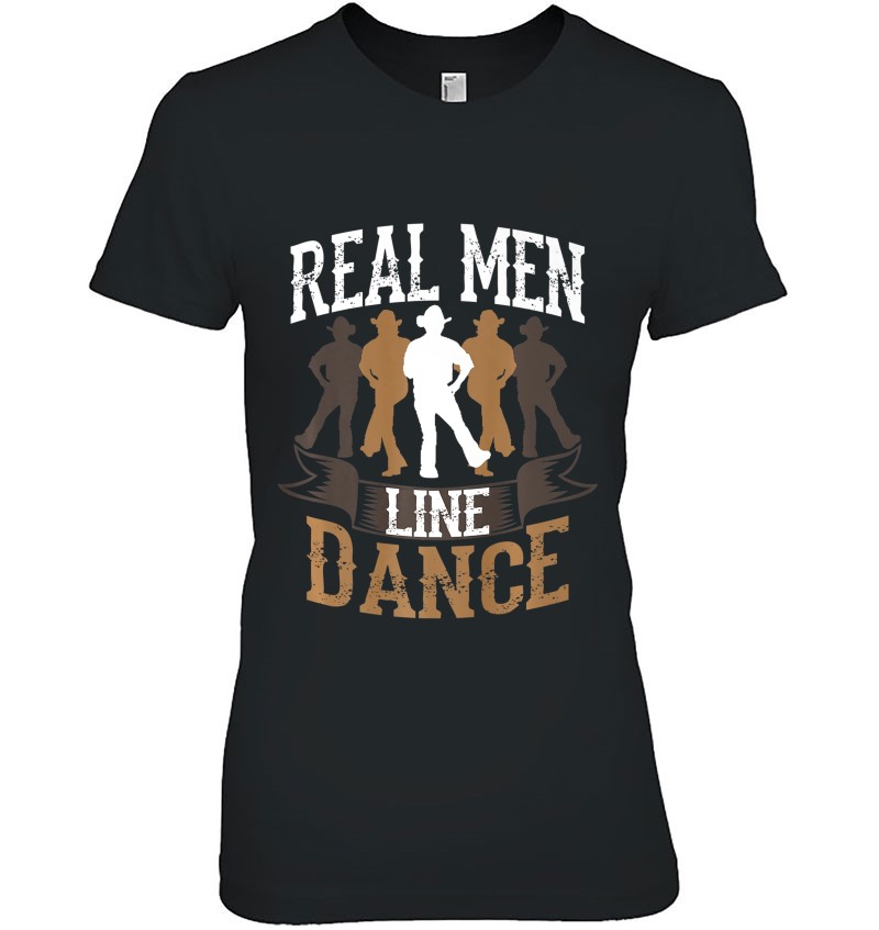 Cool Real Men Line Dance Funny Country Dancing Dad Gift Premium Mugs
