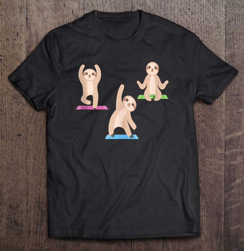 sloth yoga shirt