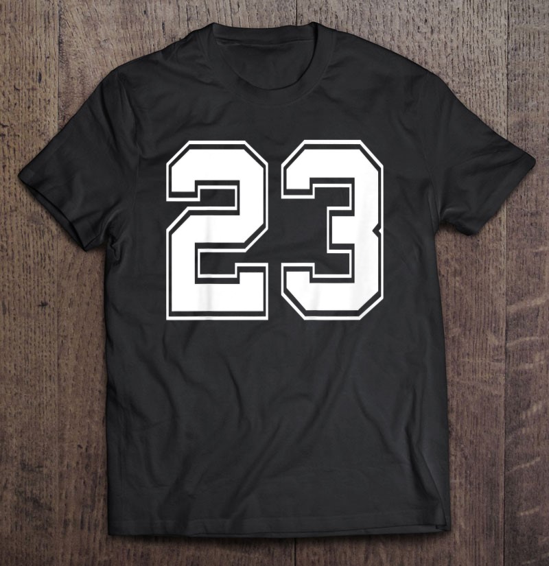 Kids Kids Number 23 Jersey Baseball Football Shirt Gift
