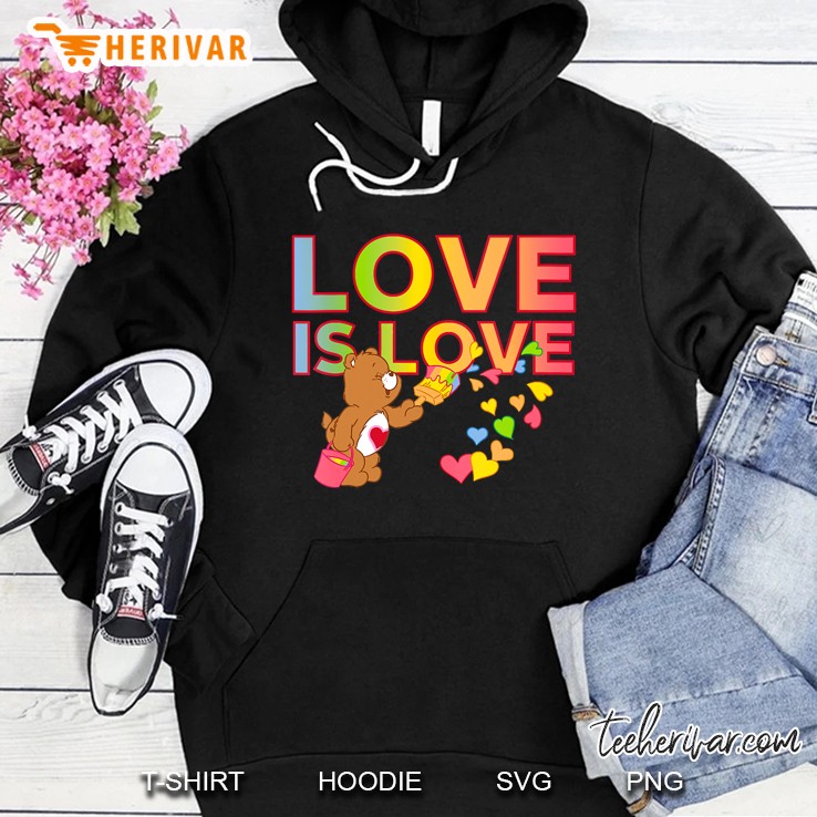 Womens Care Bears Love Is Love Hoodie