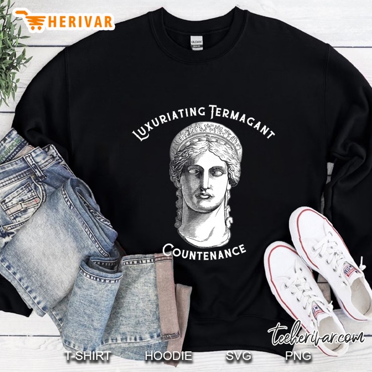 Luxuriating Termagant Countenance - Resting Bitch Face Premium Sweatshirt