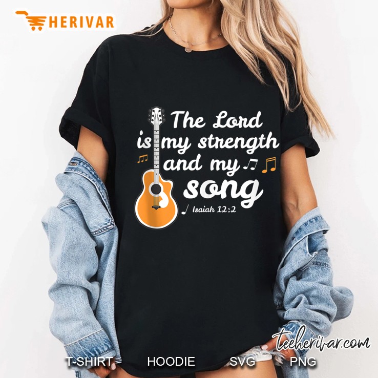 The Lord Is My Strength Song - Christian Musician Ladies Tee