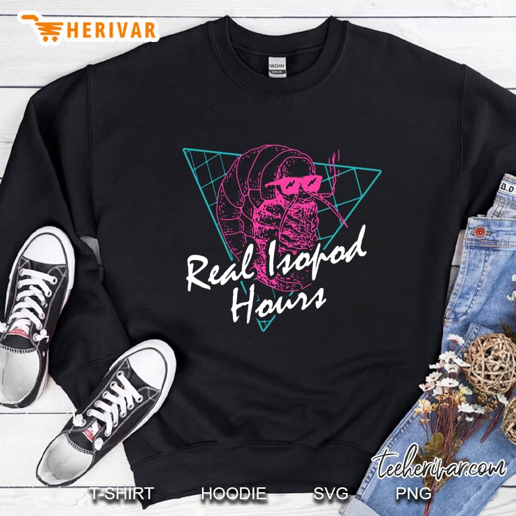Real Isopod Hours - Aesthetic Neon 80S Sweater Sweatshirt