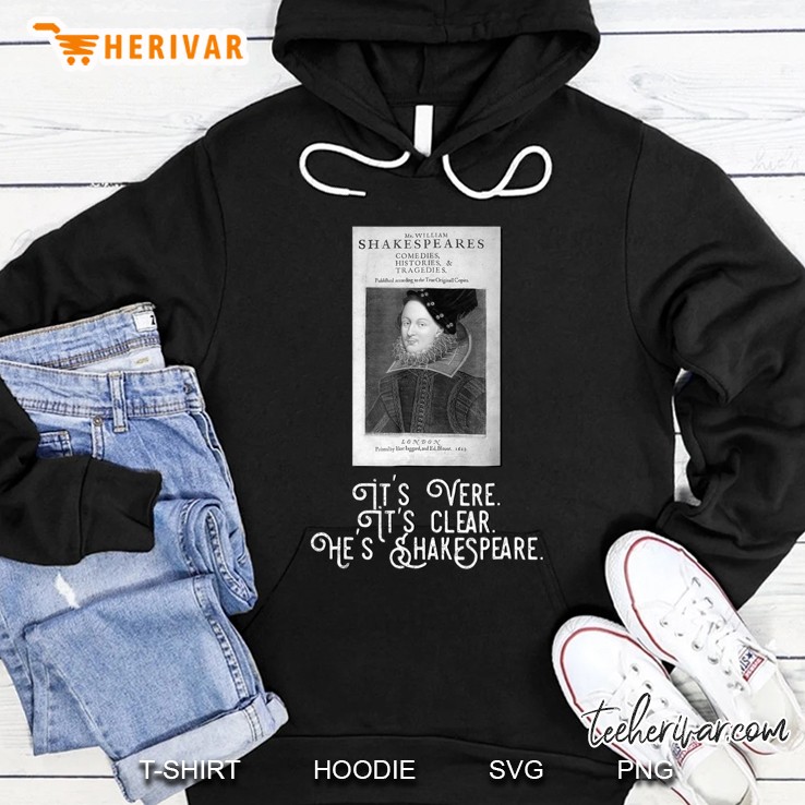 Mens Edward De Vere Earl Of Oxford Authorship Question Hoodie