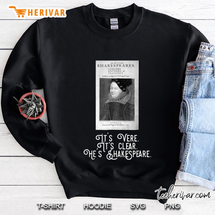 Mens Edward De Vere Earl Of Oxford Authorship Question Sweatshirt