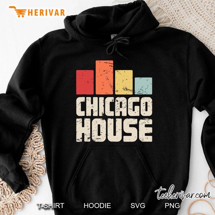 Retro Vintage Chicago House Hoodie