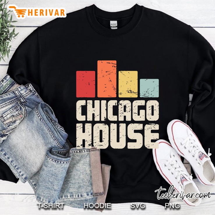 Retro Vintage Chicago House Sweatshirt