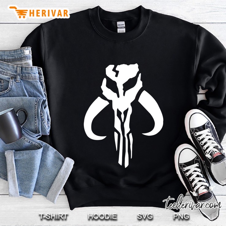 Star Wars Mandalorian Skull Logo Sweatshirt