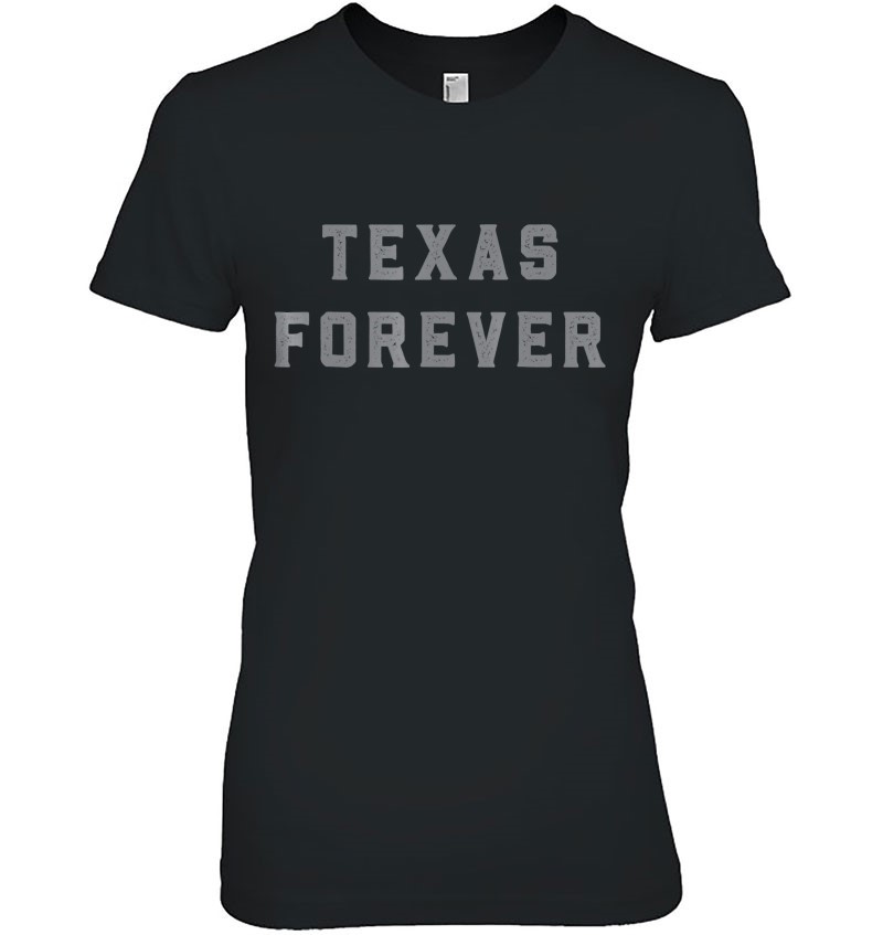 Texas Forever Grey Distressed Bold Design Sweatshirt