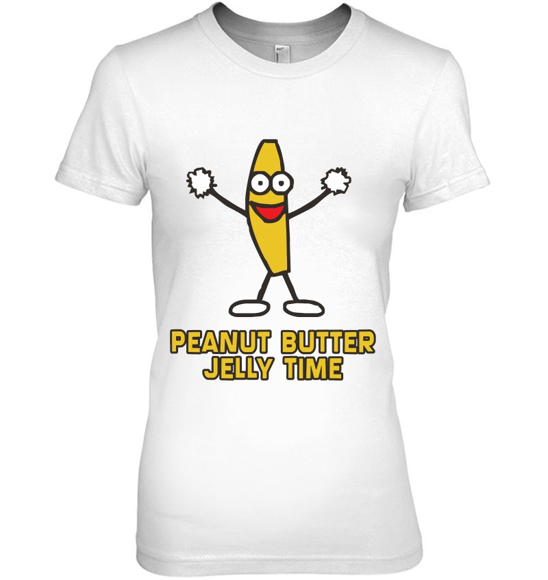 Peanut Butter Jelly Time - fun Banana' Women's T-Shirt