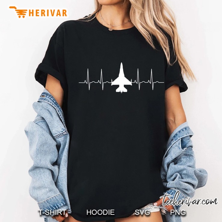 F-16 Fighting Falcon Fighter Jet Pulse Usaf Pilot Or Crew Ladies Tee