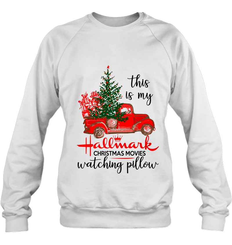 This Is My Hallmark Christmas Movies Watching Pillow Red Truck 