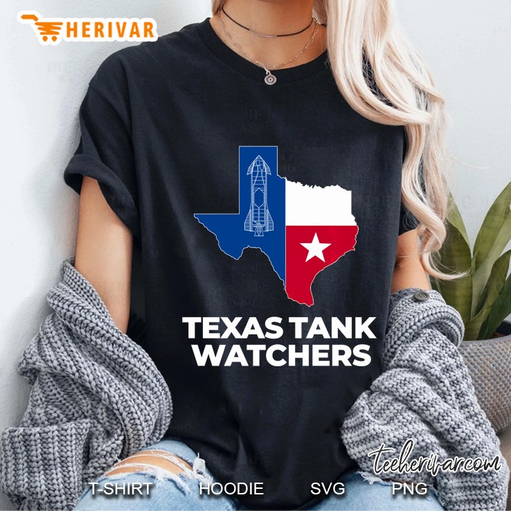 Texas Tank Watchers Starship Rocket Boca Chica Spaceport Premium Ladies Tee