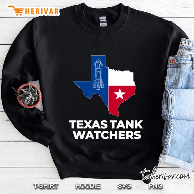 Texas Tank Watchers Starship Rocket Boca Chica Spaceport Premium Sweatshirt