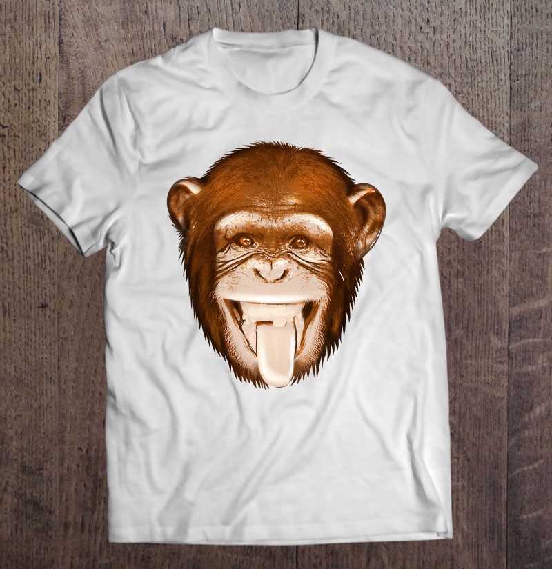 Monkey Face Shirt Cute Gag Monkey Face Gift