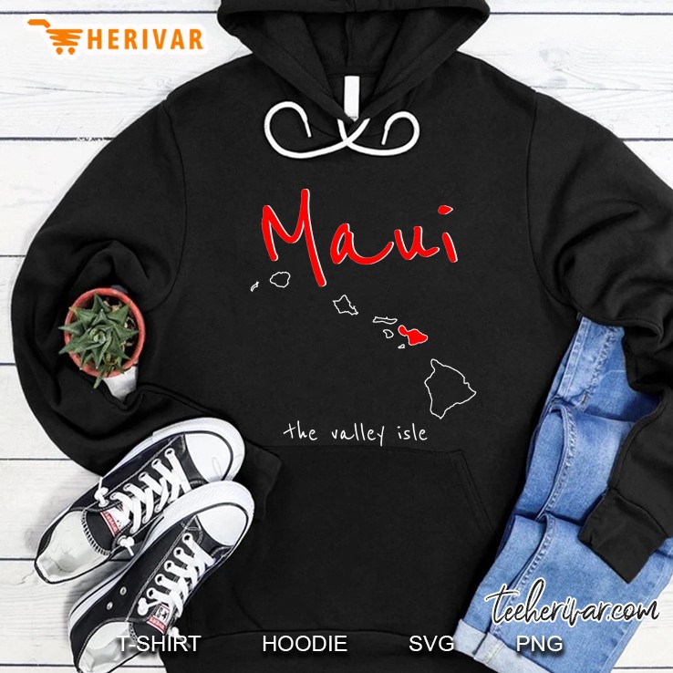 Maui - The Valley Isle Vintage Maui Hawaii Vacation Gift Hoodie