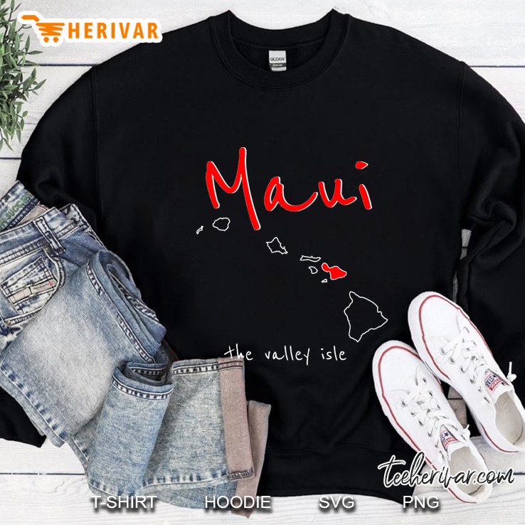 Maui - The Valley Isle Vintage Maui Hawaii Vacation Gift Sweatshirt