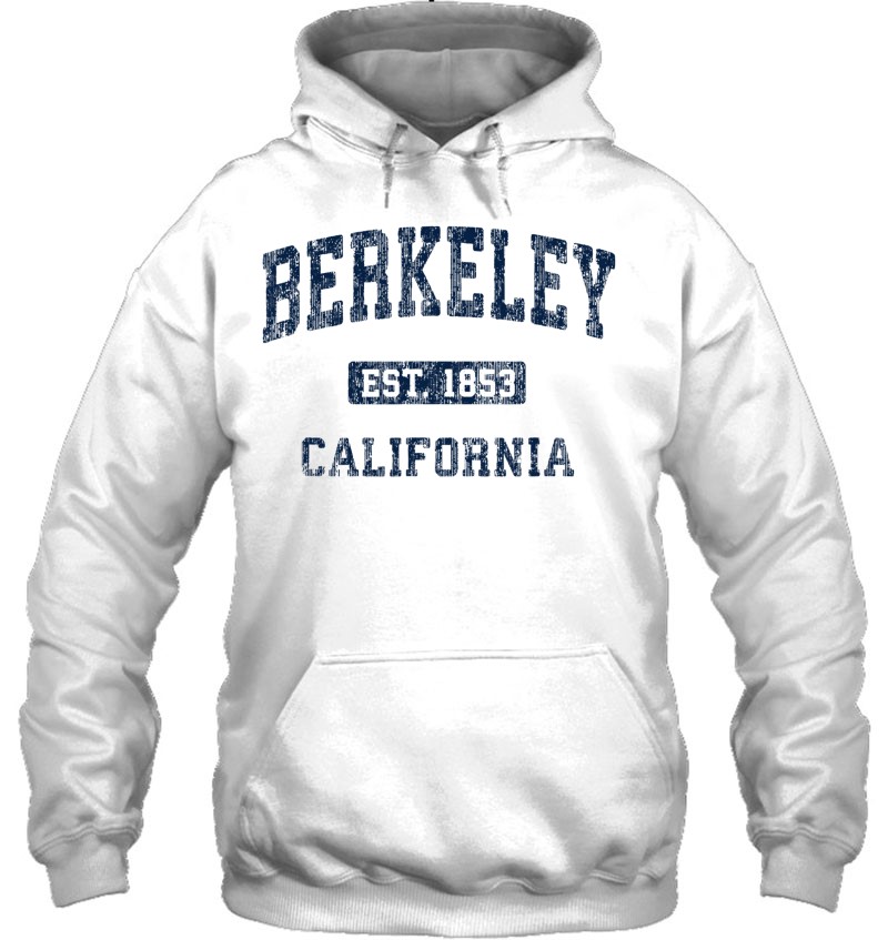 Berkeley California CA Design sportif vintage Sweat à Capuche 