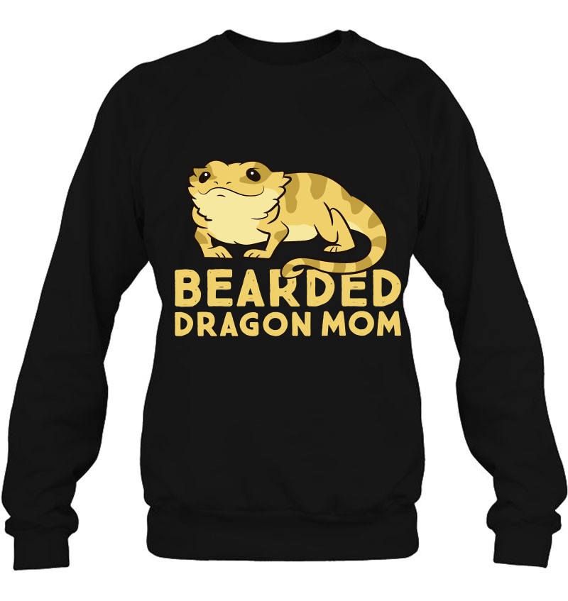 Bearded Dragon Mom Lizard Cute Bearded Dragon Sweatshirt